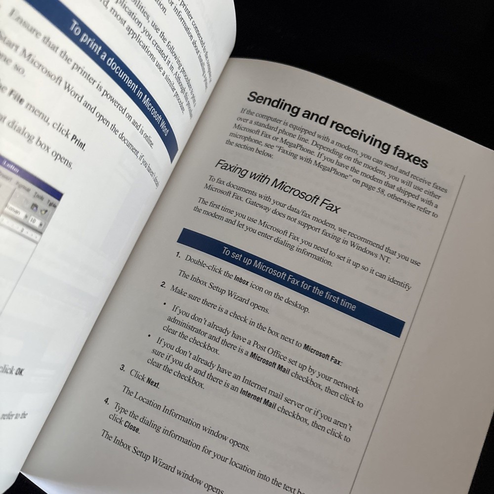 Using Your Gateway PC 1998 User Manual Guide booklets vintage computer books