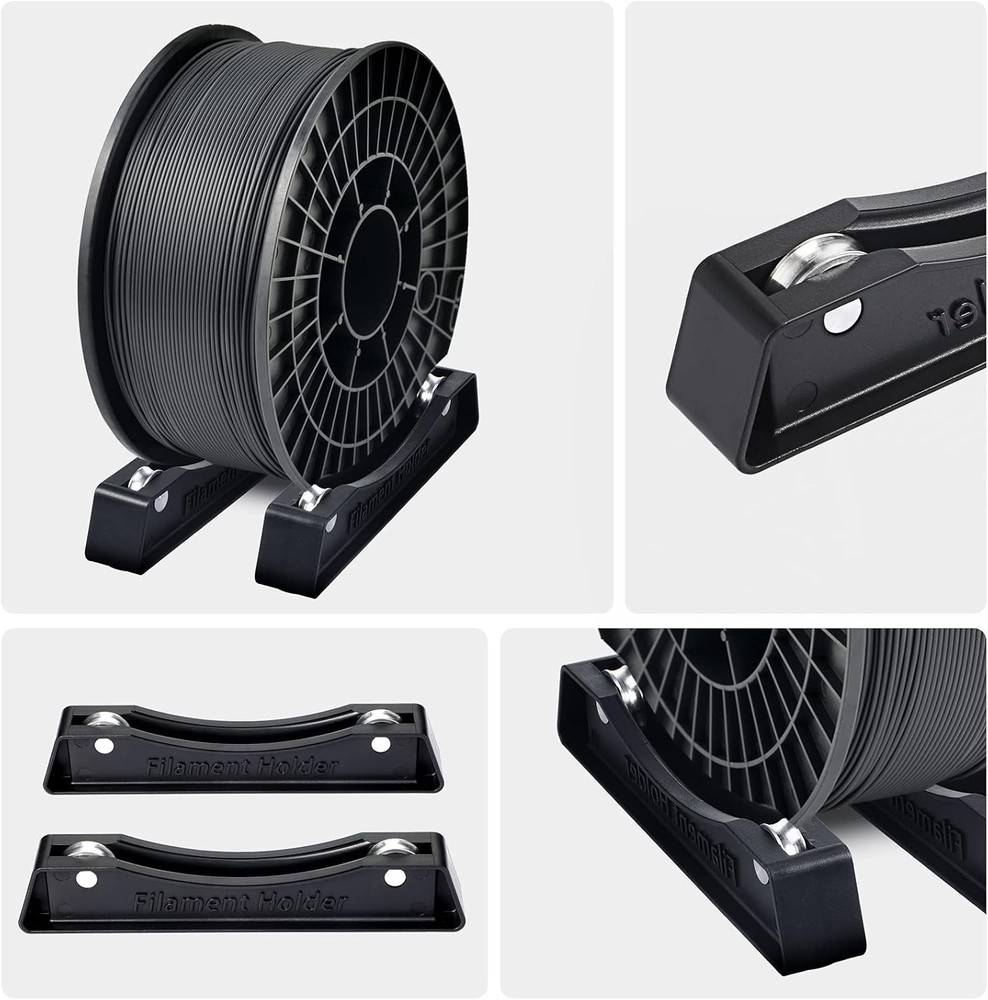 Versatile 3D Printer Filament Holder for All Spools - Easy & Reliable Use