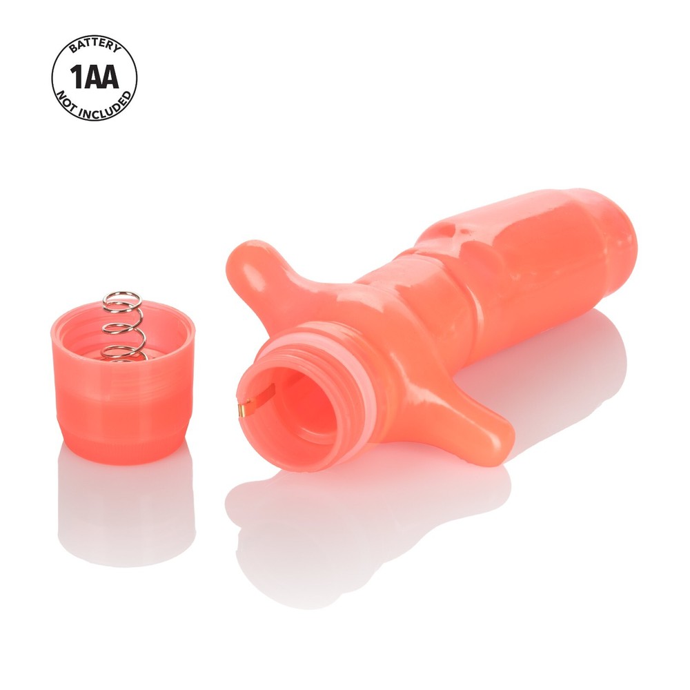 CalExotics Vibrating Anal T Butt Plug Jelly Vibrator