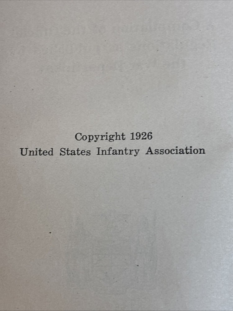 Basic Military Training ROTC 1926 Book