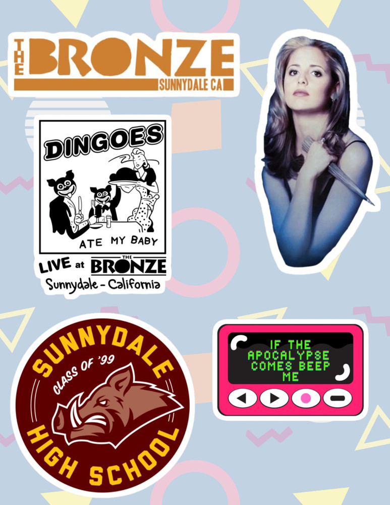 Buffy The Vampire Slayer 5pc Sticker Pack