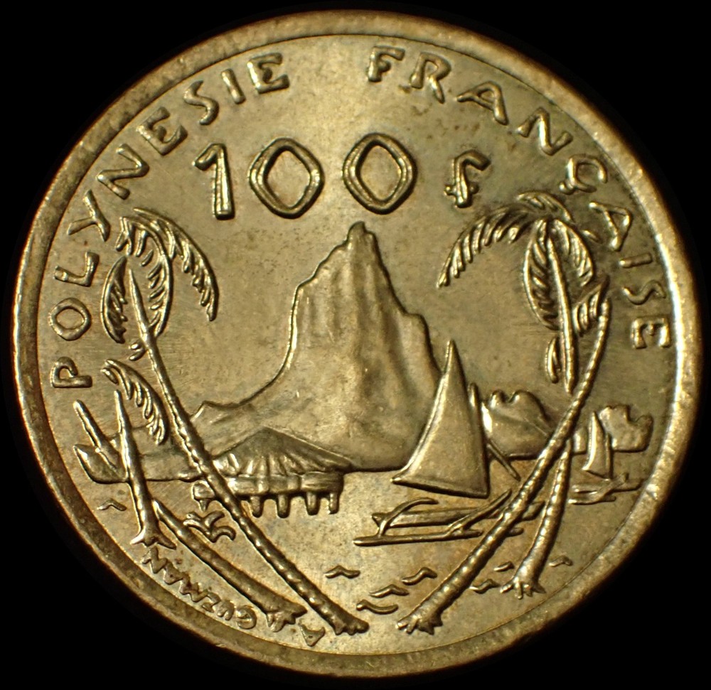 French Polynesia 100 Francs 2011 Coin WCA C15