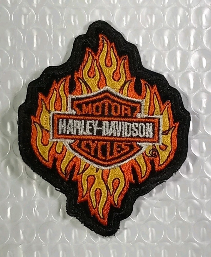 Vintage☆Harley Davidson Patch☆ OFFICIALLY LICENSED ☆Iron-On☆NOS
