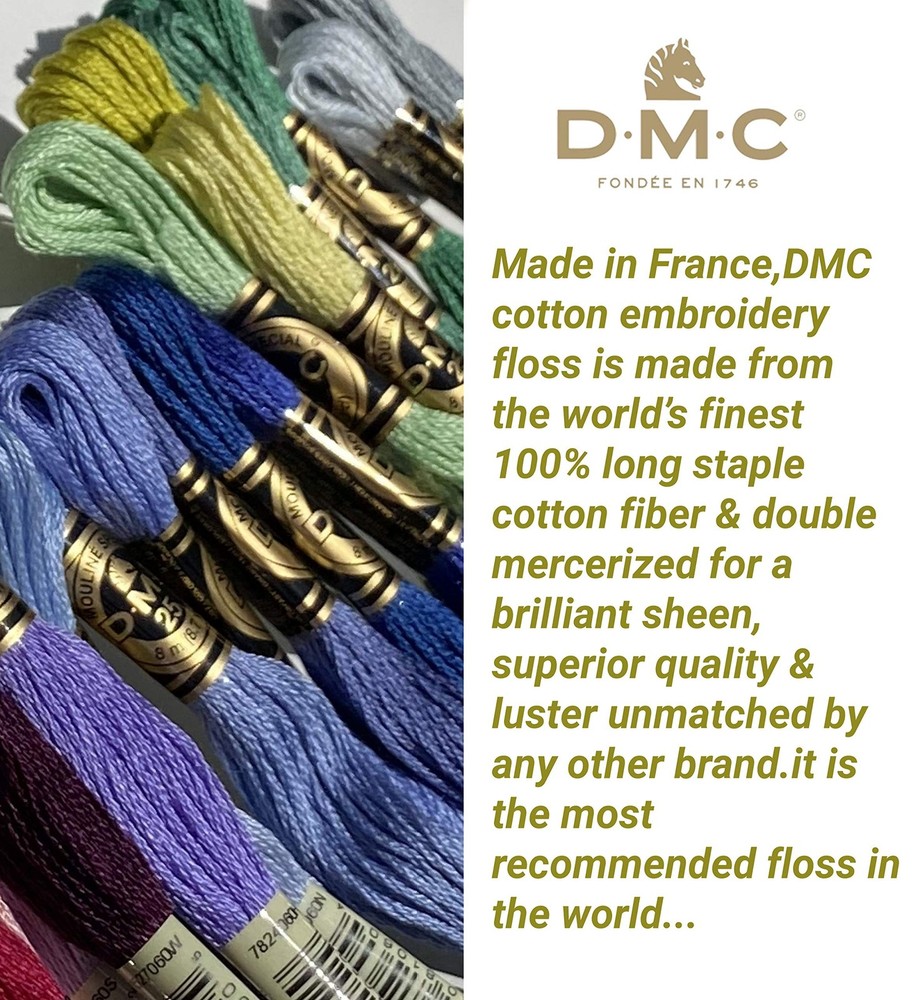 DMC Embroidery Floss,Gold Limited Edition Kit,Embroidery Thread Pack Assorted...