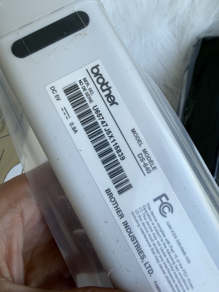 Brother DS-640 Compact Mobile Document Scanner 16ppm USB Mac PC Windows + Case