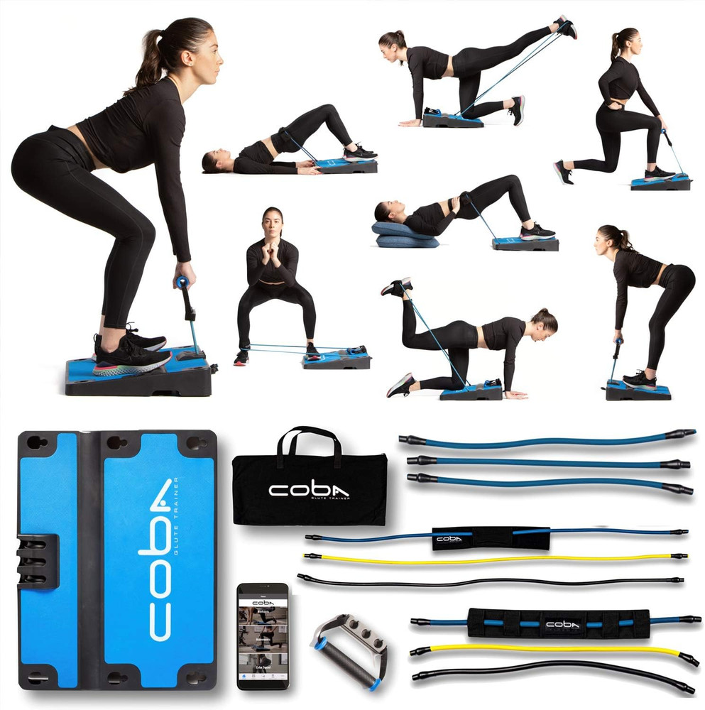 GLUTE Trainer - Full Home Workout System, Core & Booty Exercise Machine, Resista