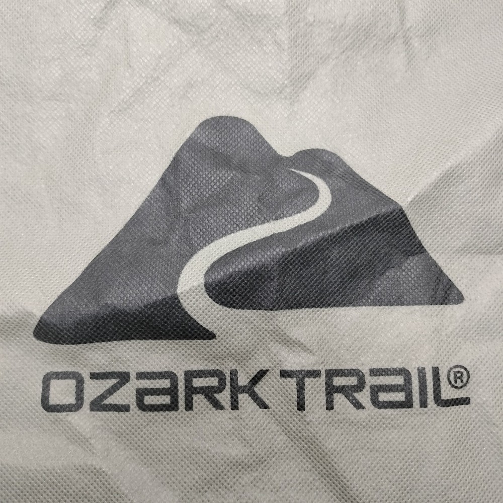 Ozark Trail Large Drawstring Storage Bag Gray 22x23 w/Handle LOGO Versatile