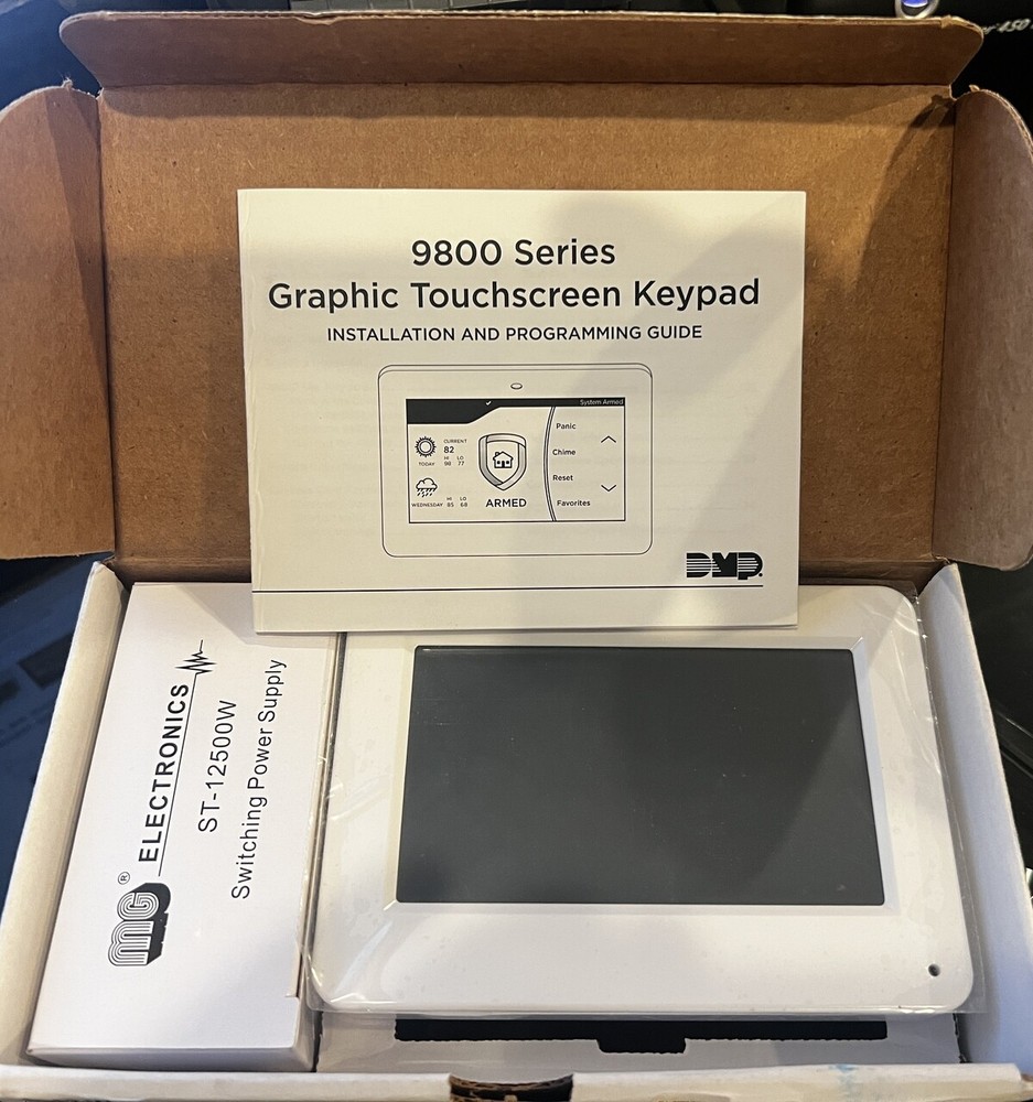 DMP 9862-W WIRELESS TOUCHSCREEN KEYPAD NIB