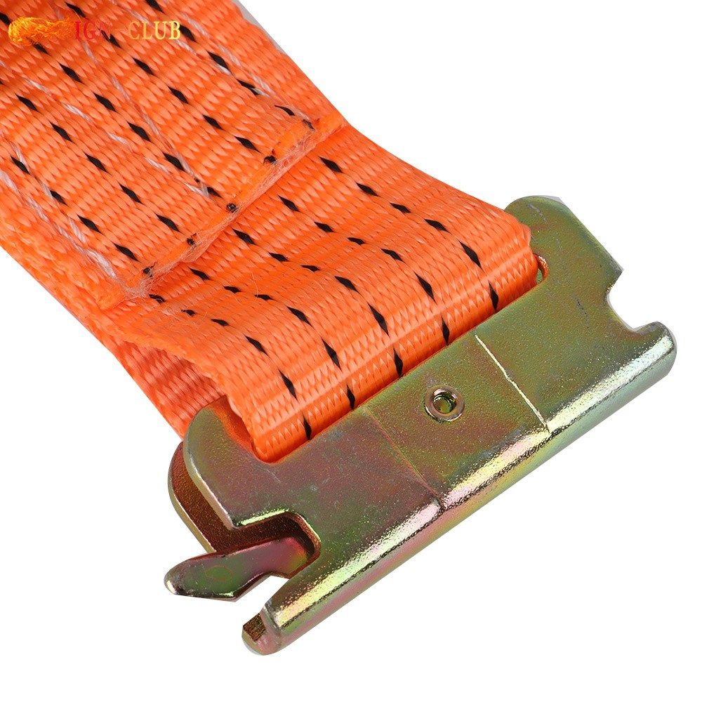 4 Set 2"x15' E-Track Polyester Ratchet Straps With E-buckle Heavy Duty Tie Downs