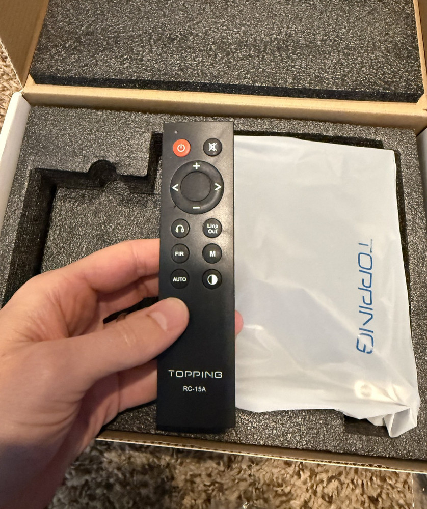 TOPPING E50 Hi-Res ES9068AS DAC with Working Remote!!!