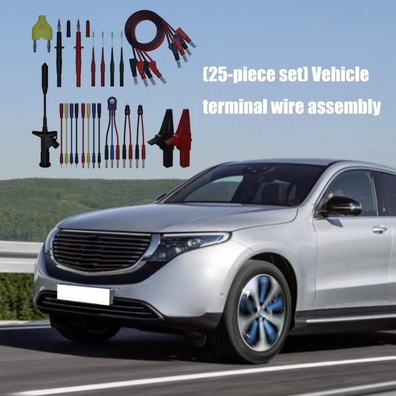 25pcs Multimeter Test Leads Set with Probe for Electrical Terminal Testing