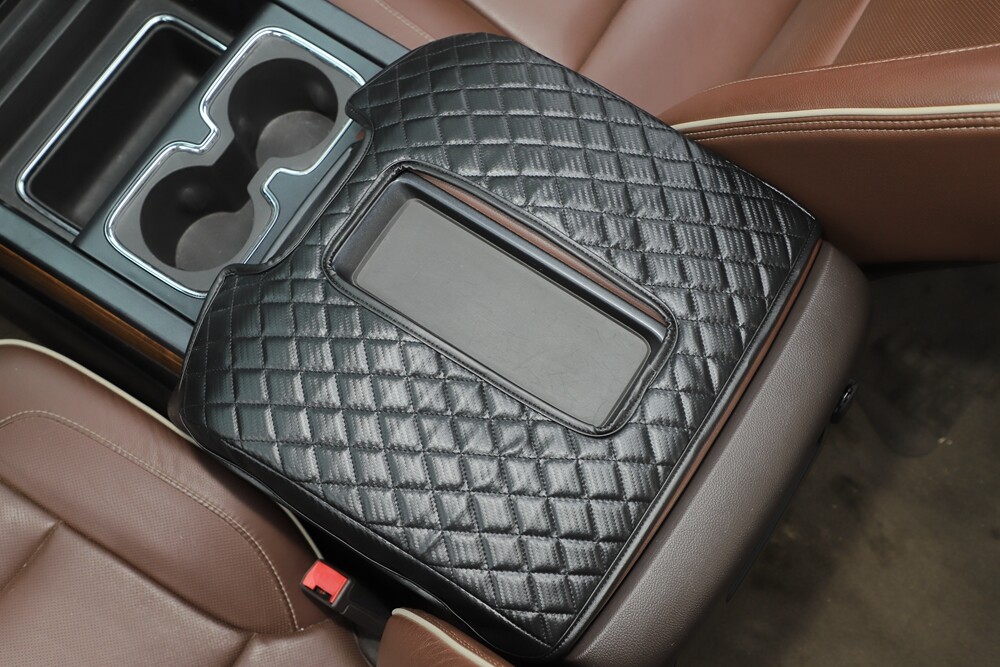 Center Console Armrest Pad Mat For Chevy Silverado/Suburban 2014-17 Accessories