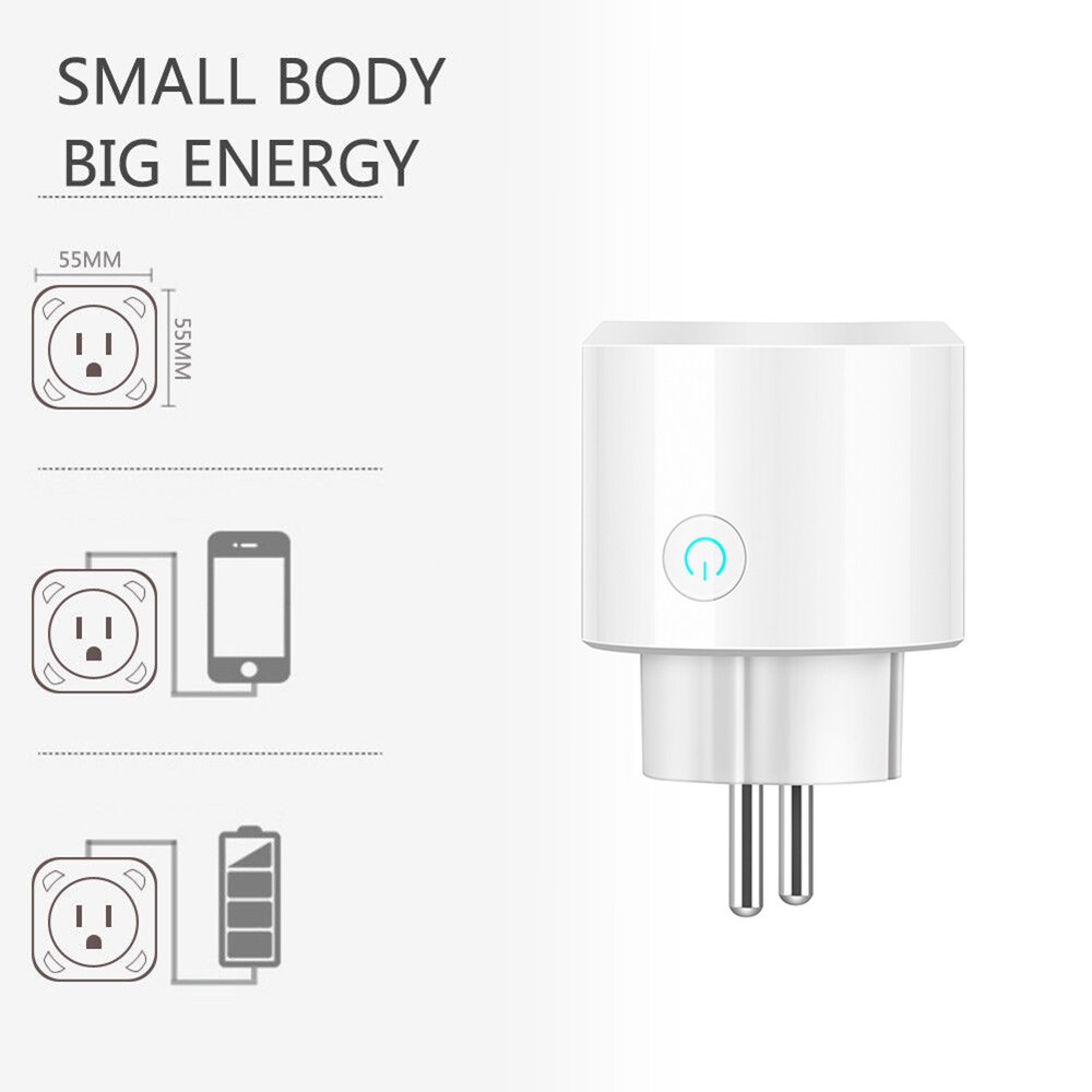 Smart Life WiFi Plug for Google Home Amazon Alexa 16A Wireless Power Socket