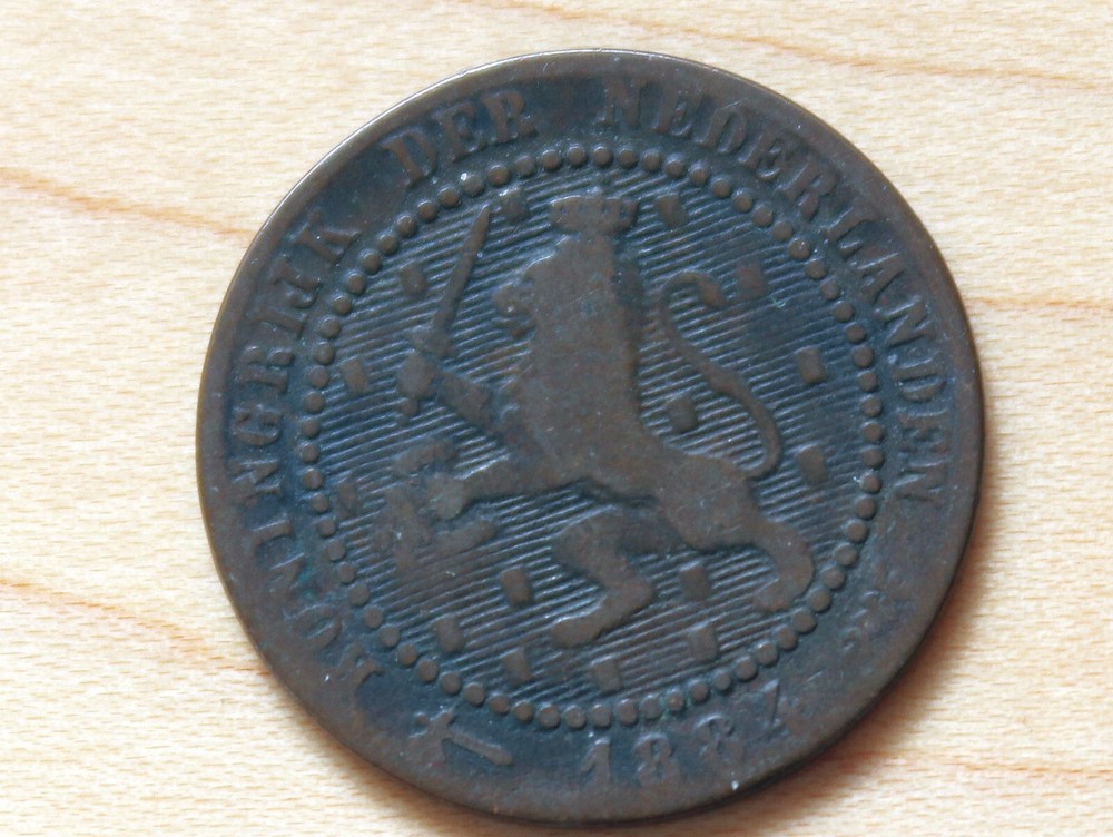 1884 Netherlands 1 Cent
