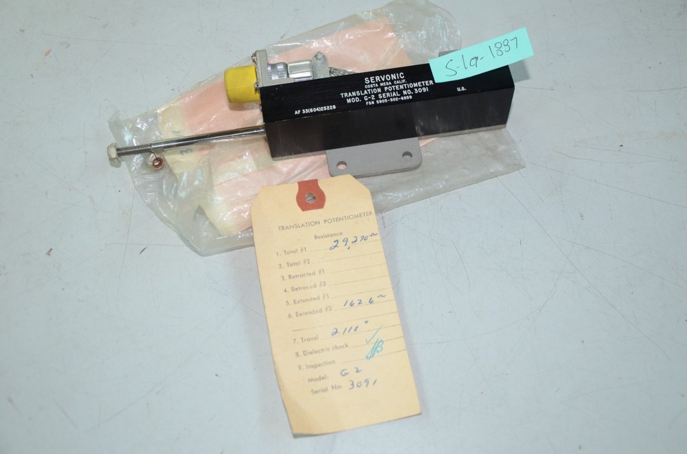 Servonic G-2 G2 Translation Potentiometer NEW Open Box