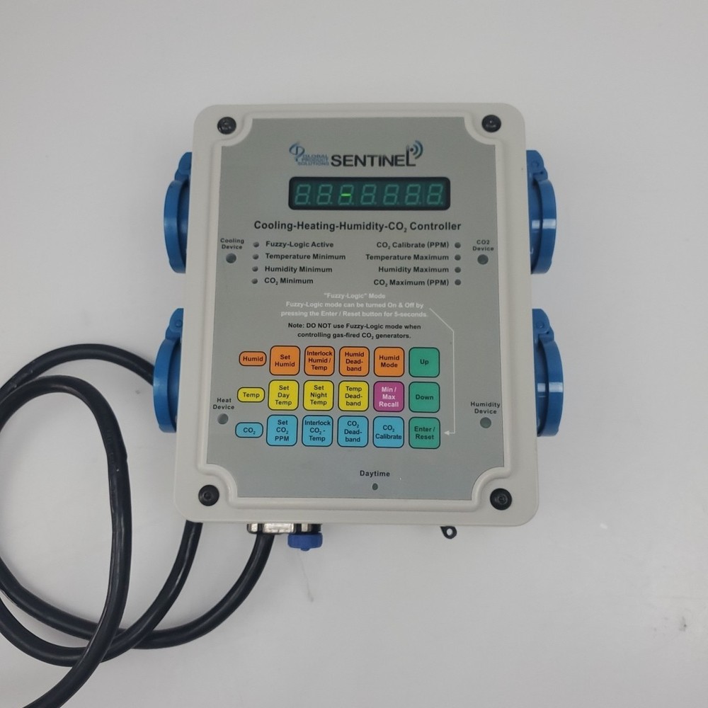Sentinel CHHC-4PNSR-A Cooling-Heating-Humidity-CO2 Controller - Powers ON