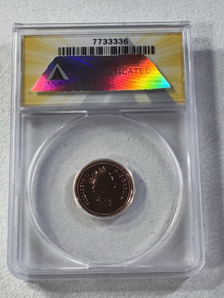 1994 Canada 1 Cent Proof Like Graded MS 68 RD by ANACS