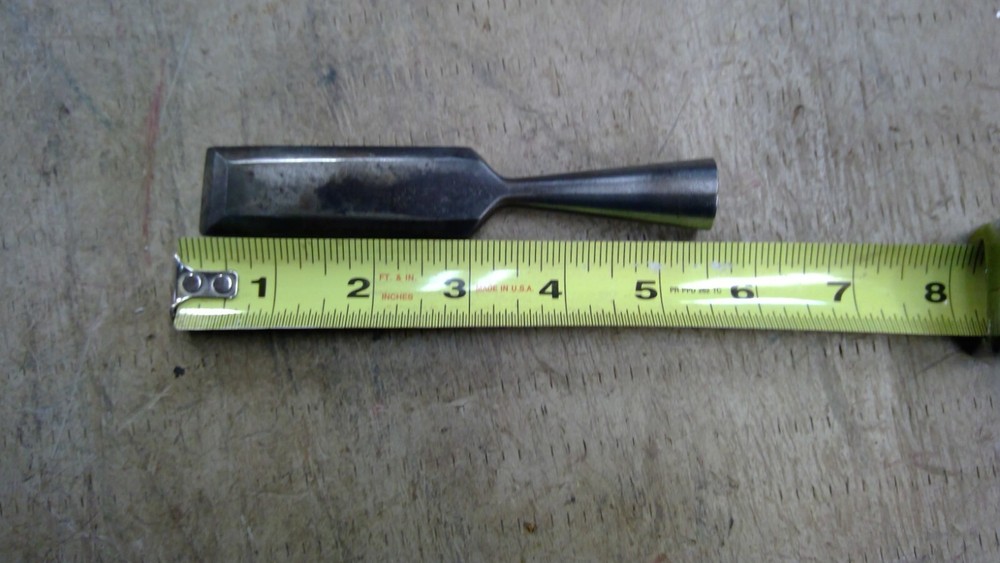 Old collectible tools Vintage TRUMACO 1" bevel edge socket chisel