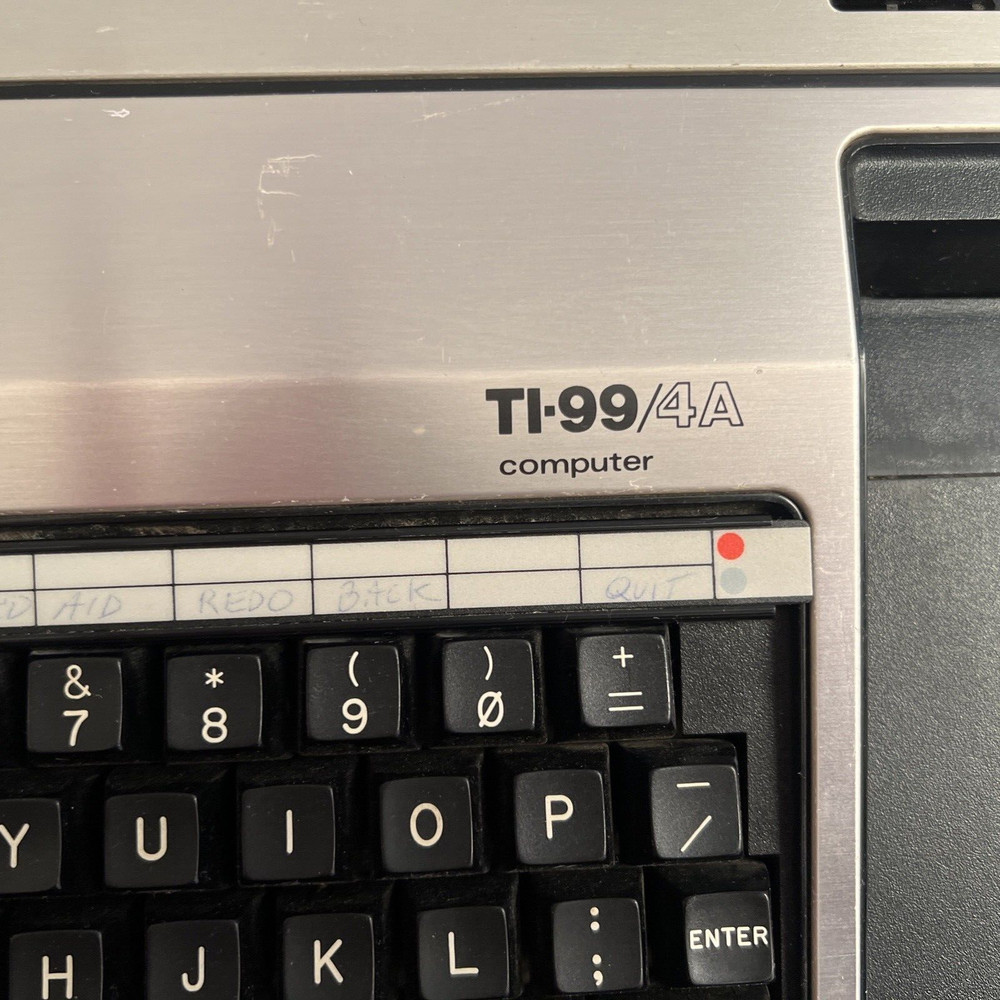 2) Texas Instruments TI-99/4A Computer w/ 1 Power Supply & Manuals Untested