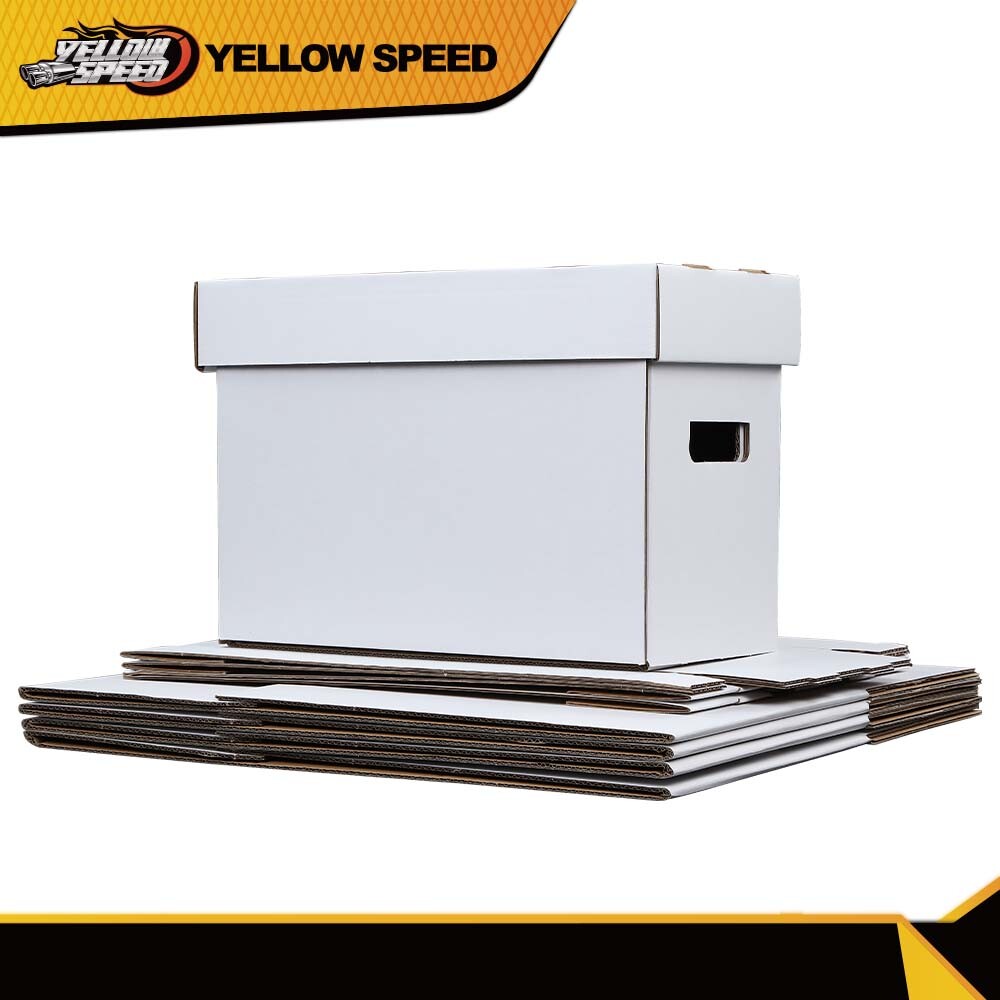 5Pcs Short Comic Book White Storage Box Holds 150-175 Comics