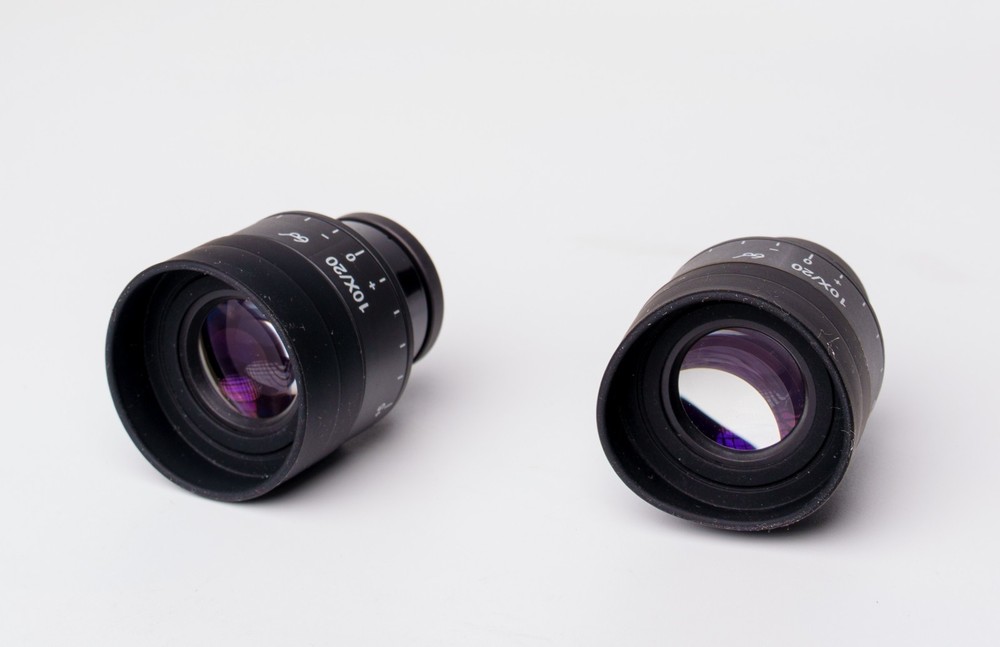 Pair Olympus 10X 20 Microscope Eyepieces 30mm
