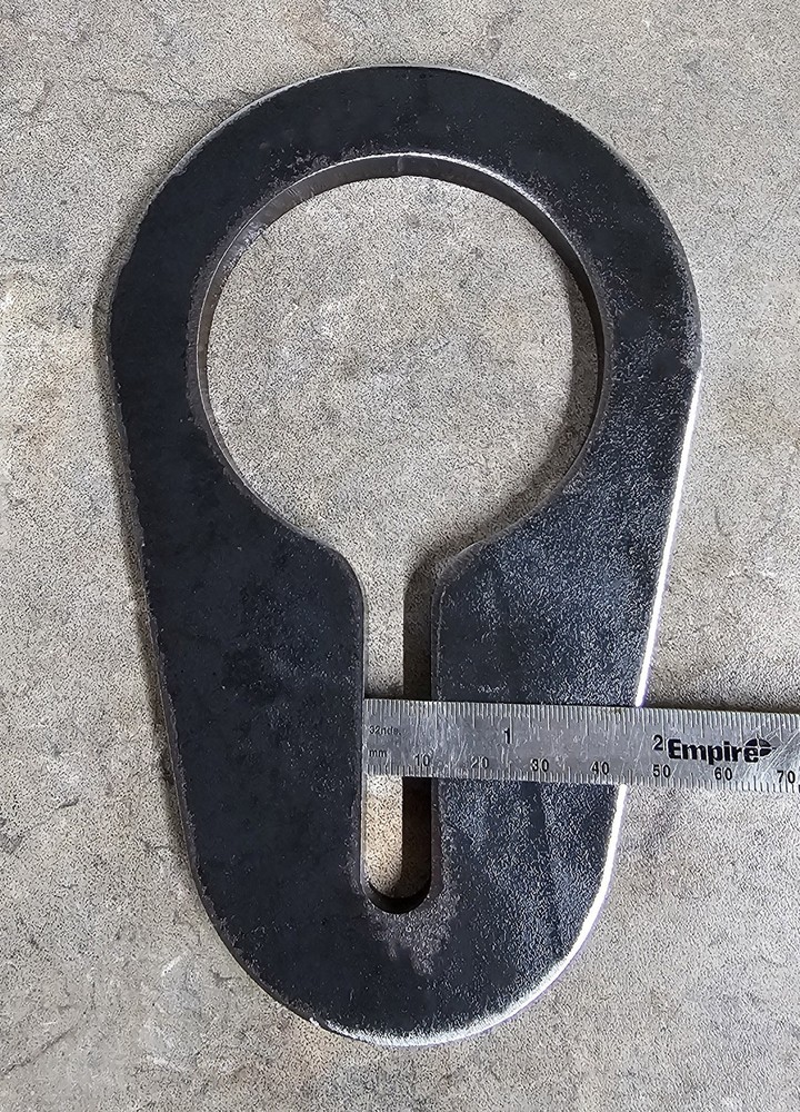 3/8" LEVELING LIFTING EYE - D-RING - SHACKLE MOUNT - TRAILER TIE DOWN - PULL EYE