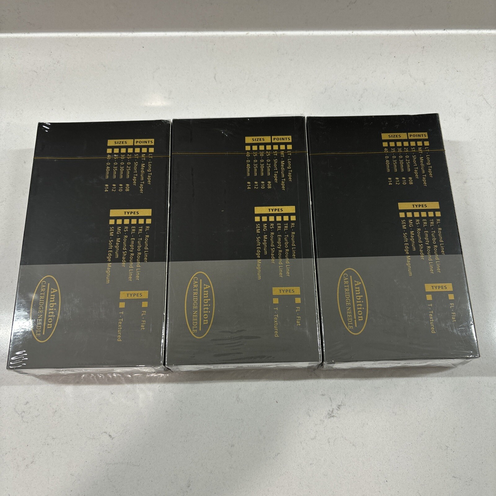 Ambition Cartridge Needle 20 pack, 1209RM Set Of 3