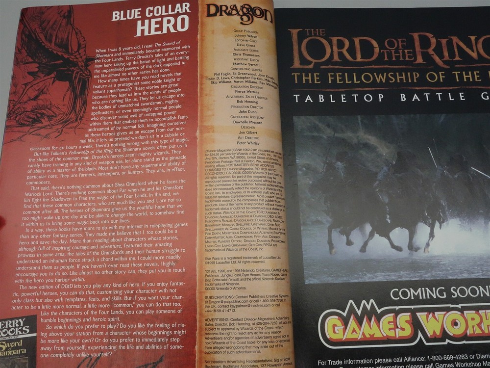 Dragon Magazine: Issue 286 (TSR)