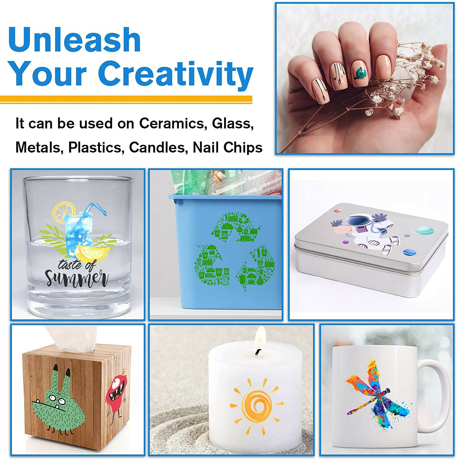 Koala Waterslide Decal Paper Inkjet White 25 Sheets Water Slide Transfer Paper