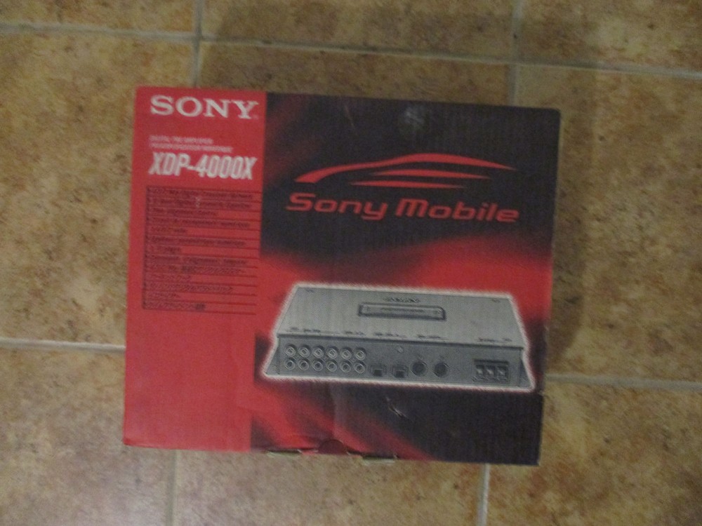 NEW Sony XDP-4000X Mobile ES Digital Sound Processor Crossover Equalizer