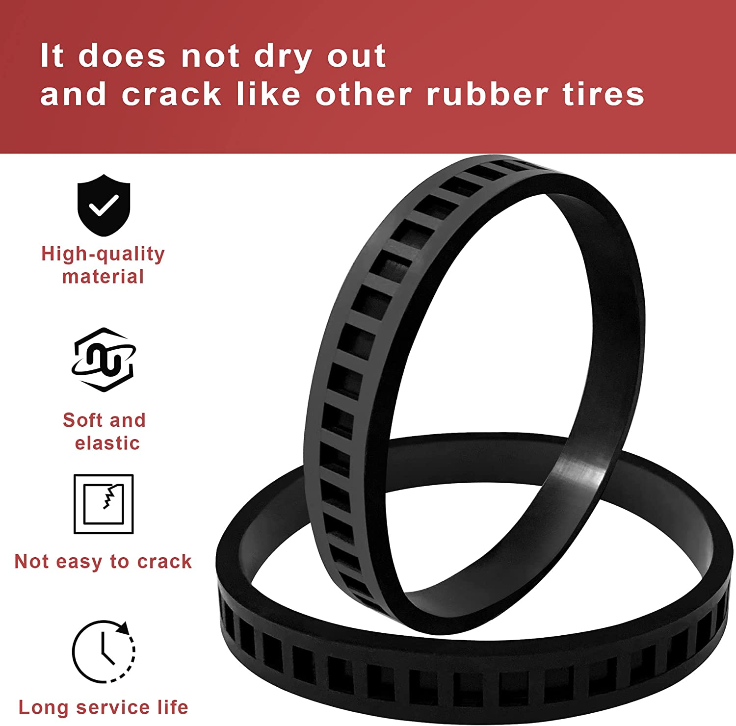 2 PACK 45-69-0030 Blade Pulley Tire Compact Band Saw for Milwaukee SHIPS FREE