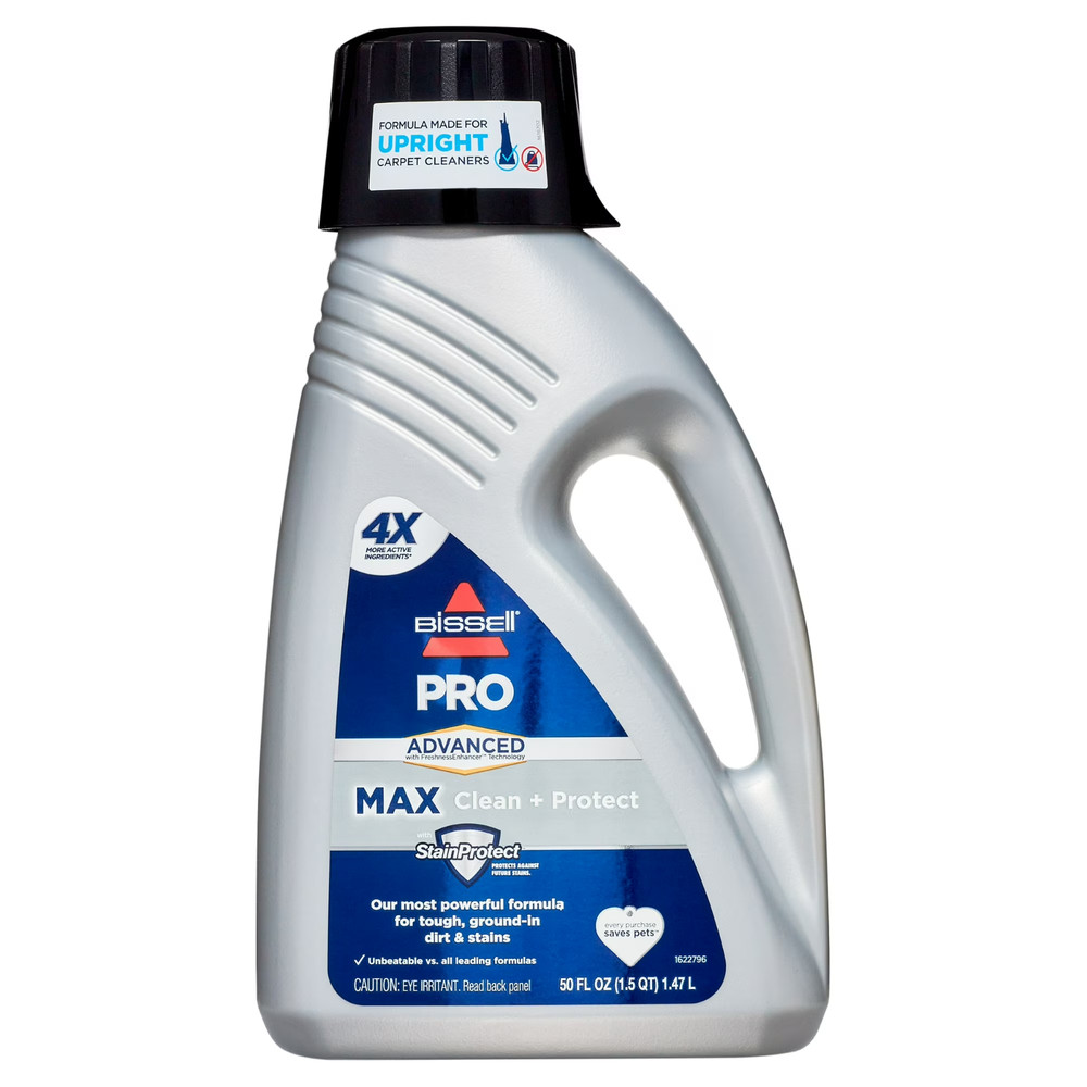 BISSELL Advanced Pro Max Clean + Protect Deep Cleaning Carpet Formula, 50 oz.