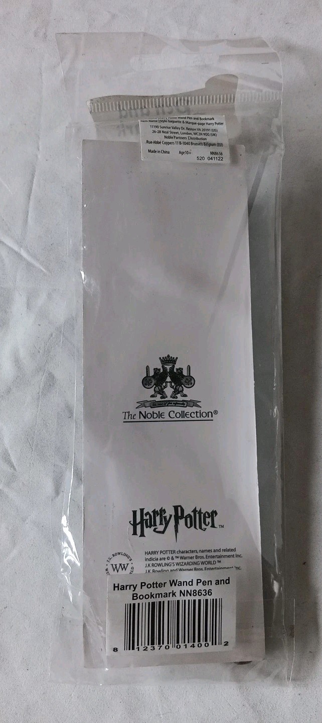 HARRY POTTER Wand Ink Pen Noble Collection (Open Package)
