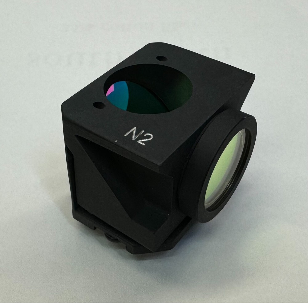 Leitz N2 Cube Filter Block For Ploemopak Fluorescence Microscope Green