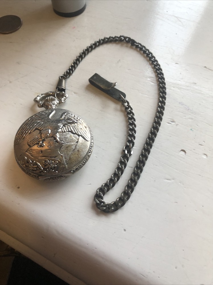 Milan American Eagle Pocket Watch