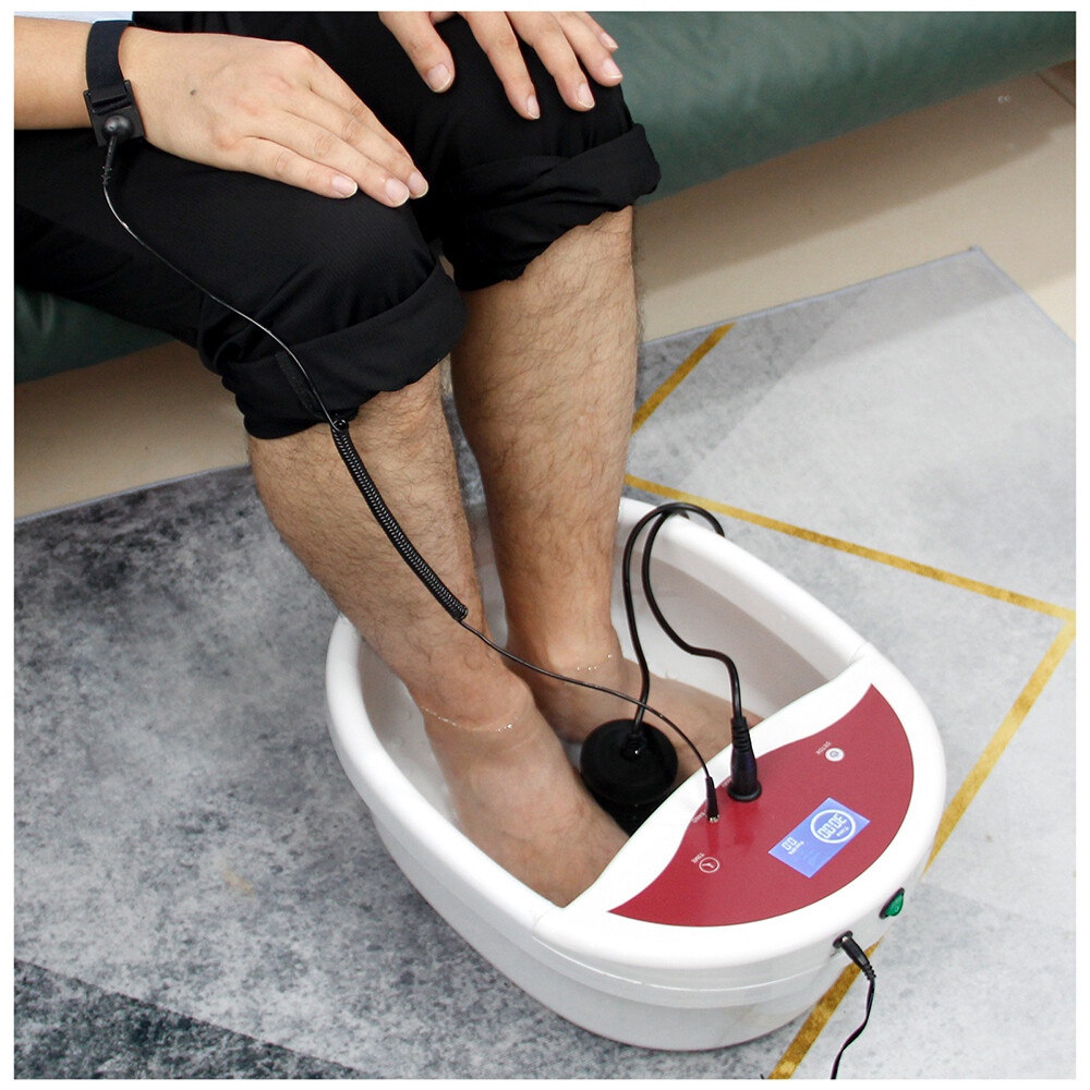 Ionic Foot Spa Bath Detox Cleanse Machine with Basin Tub ,2023 Upgrade Vesion