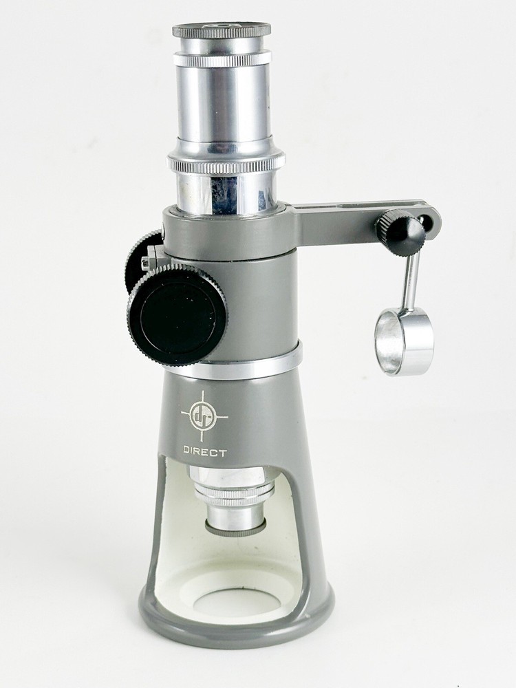 Vintage Direct 40x Shop Microscope in Box *examples*