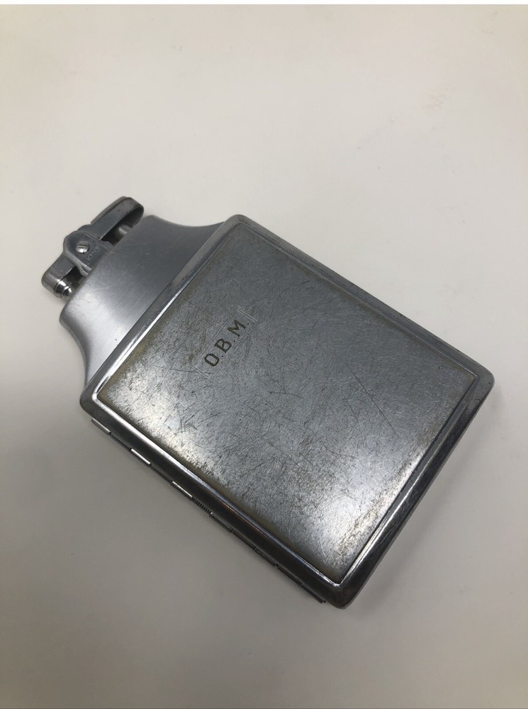 Vintage RONSON Cigarette Case With Attached Lighter