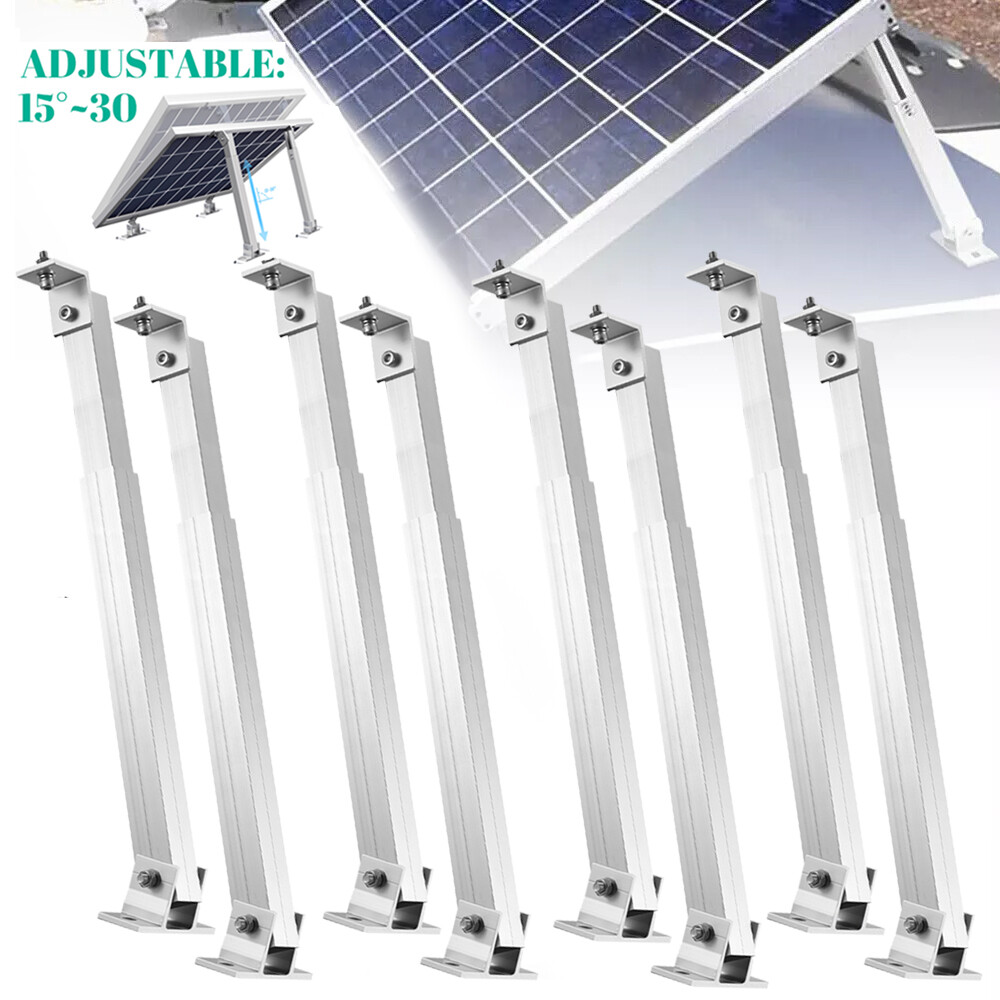 Adjustable Angle Solar Panel Mounting Brackets Ground Wall Roof Tilt Mount Fix