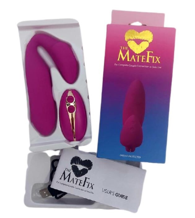 THE MATEFIX COUPLES VIBE REMOTE CONTROL RECHARGEABLE VIBRATOR