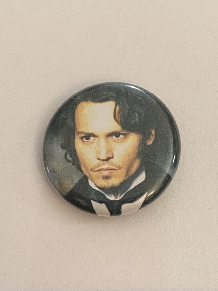 Johnny Depp Pin Back Button P168