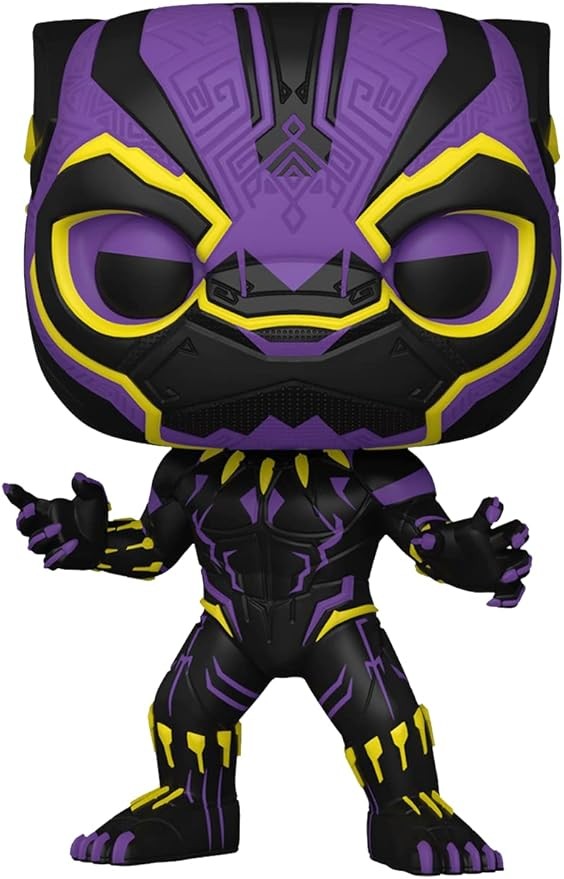 Funko POP! Black Panther Marvel: Blacklight POP & Tee - L