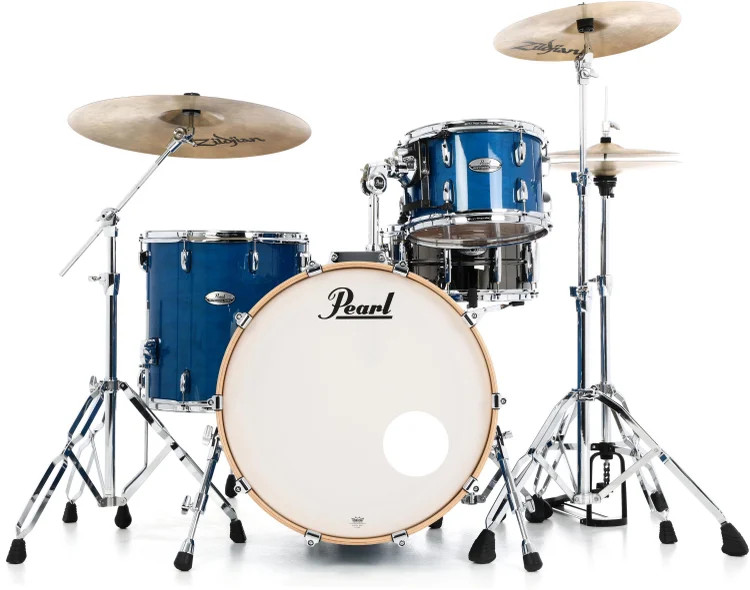 Pearl Professional Maple 3-piece Shell Pack - Sheer Blue