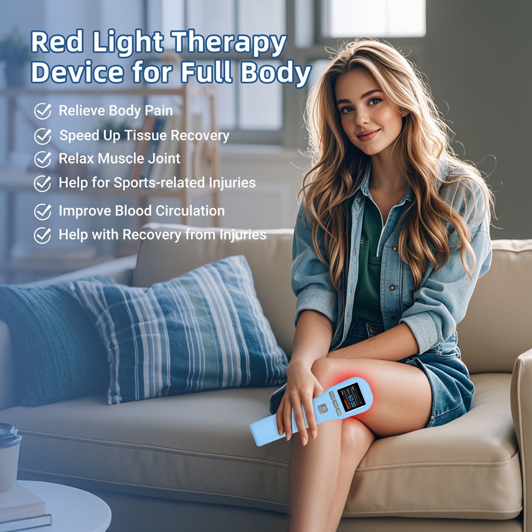 Red Light Therapy For Knees Pain And Muscle Recovery 880mW Soft Laser Healing