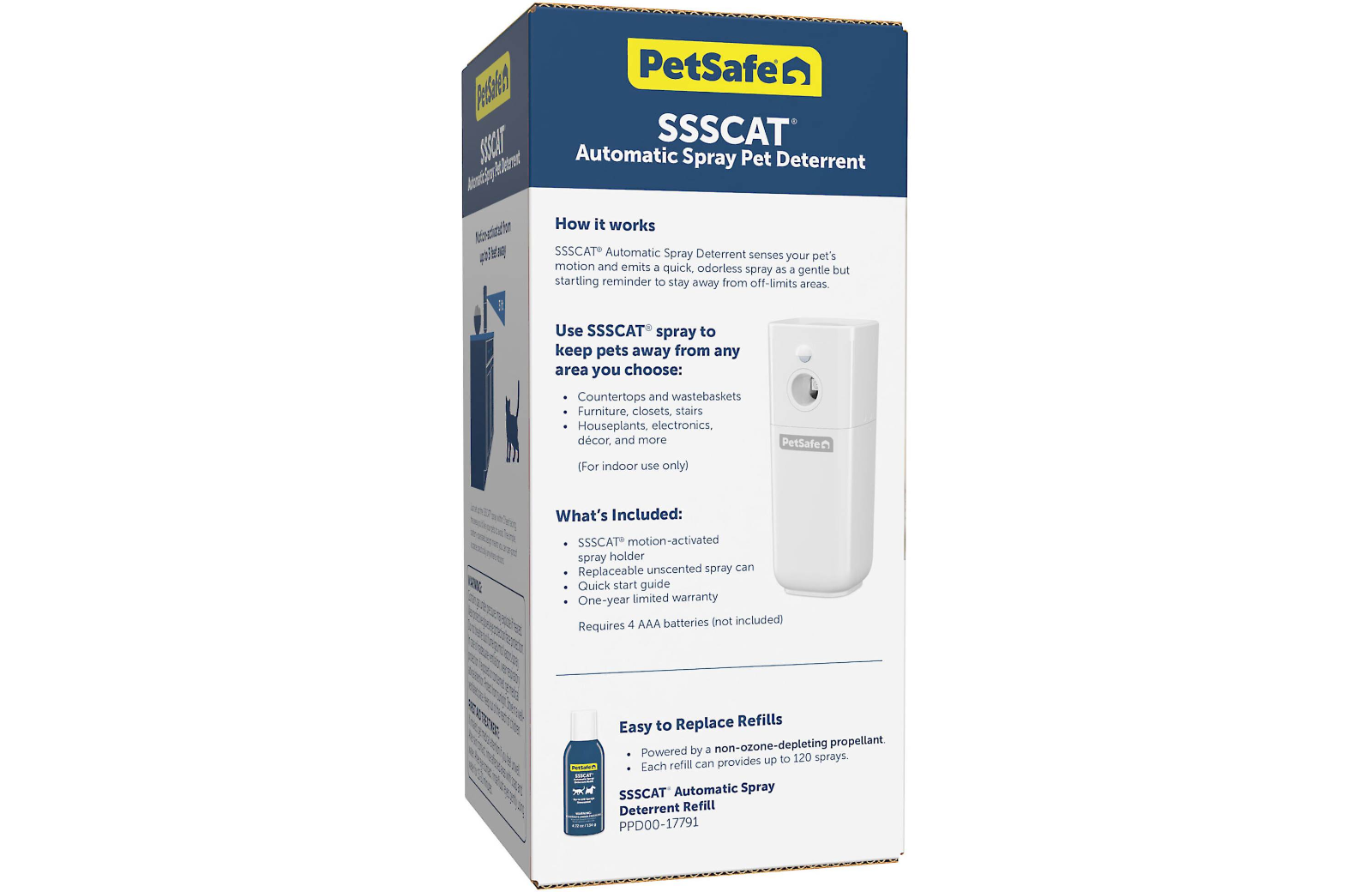 PetSafe SSSCAT Automatic Spray Cat Dog Deterrent Motion-Activated PPD00-17617