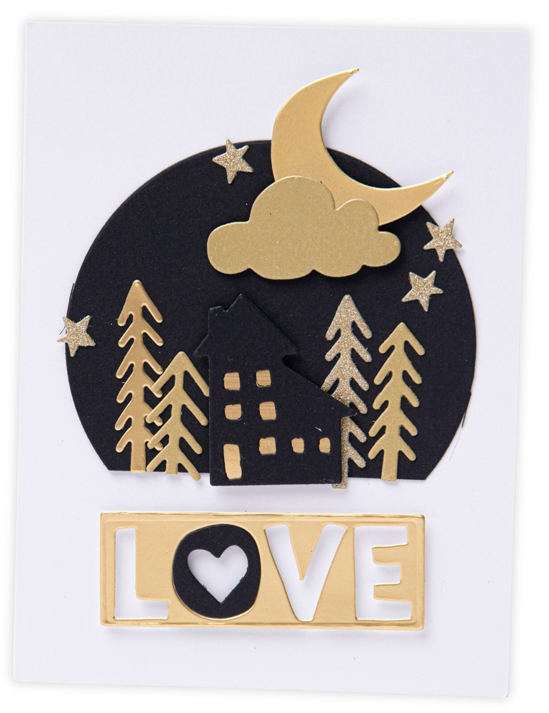 Sizzix Thinlits Christmas Cutouts 16pc set #666064 Retail $19.99 by Tim Holtz