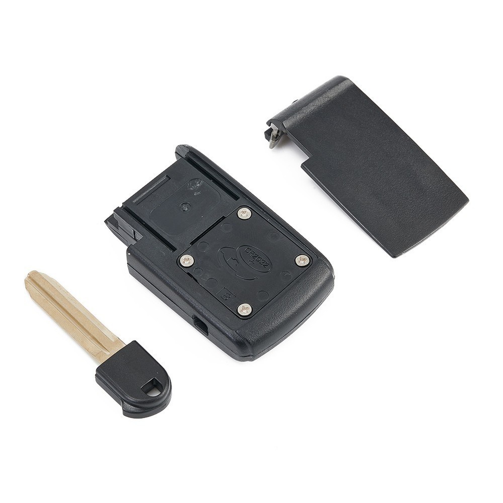Remote Key With Uncut Key Blade 2 Button Replacement For Toyota Corolla