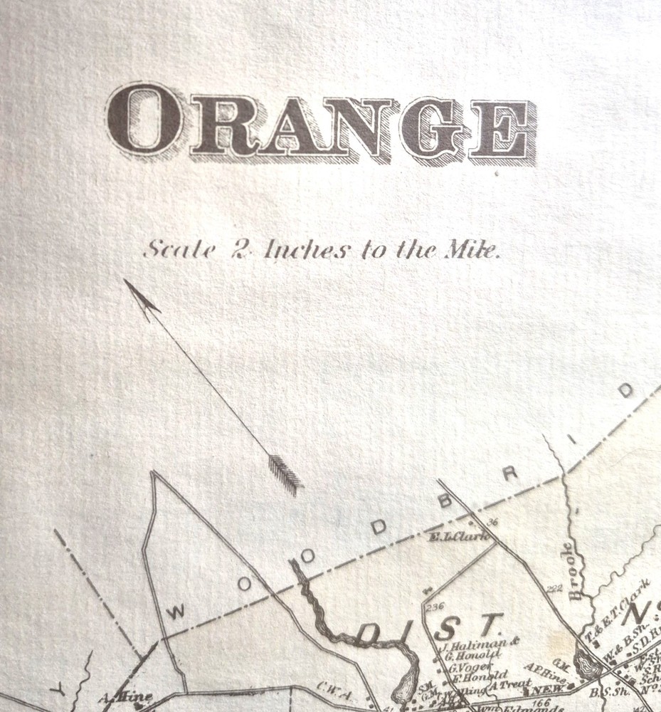 Map of Orange CT