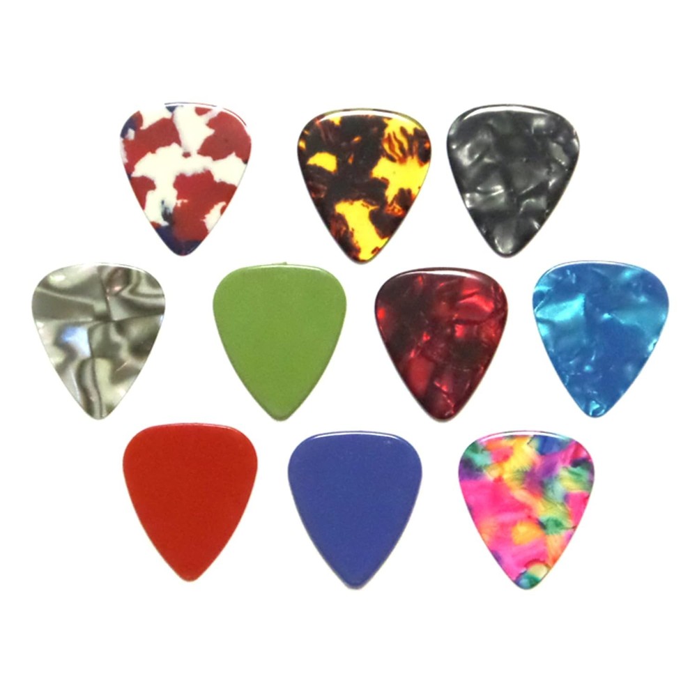 Guitar Picks Bulk 100 Pieces Assorted Gauges Performance Plus