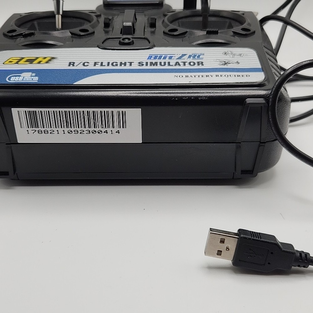Blitz RC R/C Flight Simulator USB No battery required tested working